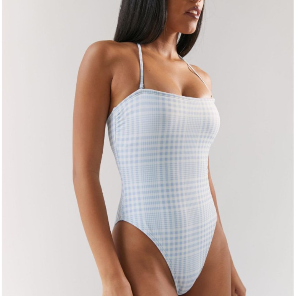 High-Cut One-Piece Swimsuit
